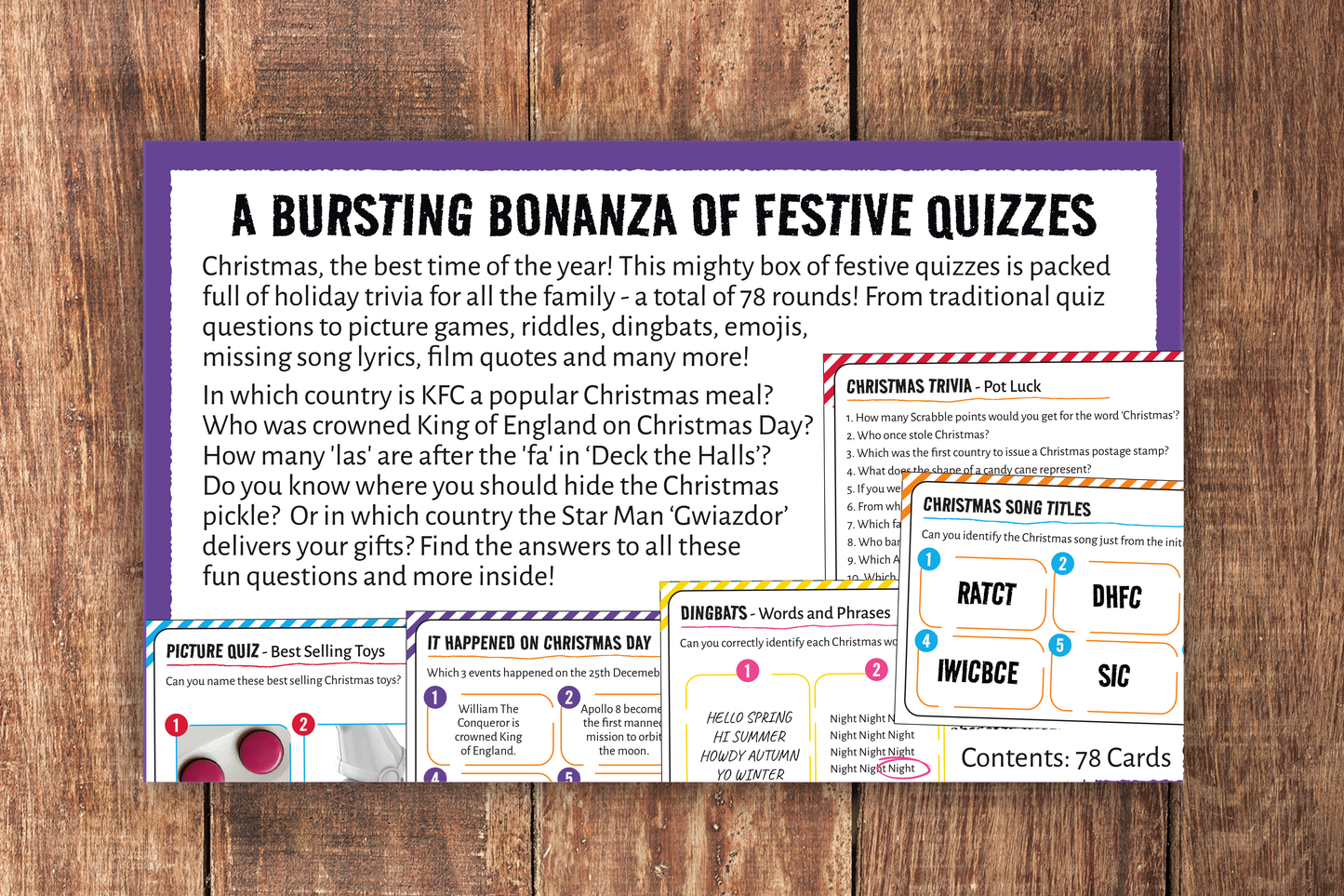 Christmas Trivia - A Small But Mighty Box of Festive Quizzes